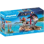 Playmobil geobra Brandstätter Stiftung & Co.K Récupération d'un trésor sur un radeau de pirates
