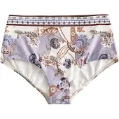 Next Bas de bikini crème / opal / brun foncé / blanc