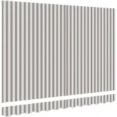 vidaXL , tissu de remplacement pour stores, gris clair et blanc, 381 x 295 cm, polyester