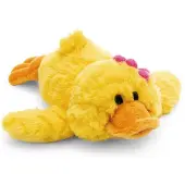 Nici Peluche canard Pooline 18 cm couché