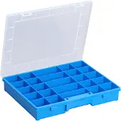 Allit 457250 boîte d'assortiment "EuroPlus Basic", taille : 37/25, bleu