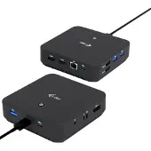 ITEC i-tec USB-C DP Dual HDMI Docking Station with Power Delivery 100 W Avec fil USB 3.2 Gen 2 (3.1 Gen 2) Type-C Noir