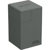 Ultimate Guard Boîte à cartes Flip'n'Tray XenoSkin Monocolor 100+ Gris