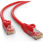 Goobay Câble réseau CAT 5e, U/UTP, rouge, 20m