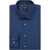 Olymp Chemise No'6 six Coupe Skinny Bleu Foncé