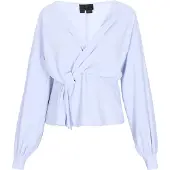 Dreimaster Klassik Chemisier bleu pastel