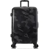 Heys Black Camo Fashion Spinner -matkalaukku, Valise, Noir
