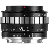 TTArtisan Objectif à focale fixe grand angle TT Artisan APS-C 23 mm F1.4 SONY E NOIR+ ARGENT
