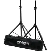 Woodbrass SS50 Set De Pieds D'enceinte + Housse