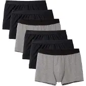 Calida Boxers 'Natural Benefit' gris / noir