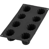 Lékué Multicavities, Moule à gâteau, Noir
