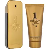 Paco Rabanne 1 Million Vapo Set 100ml Eau De Toilette Doré Homme