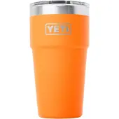 Yeti Rambler Stackable Cup 20oz Mag Slider Lid, King Crab Orange, tasse thermos empilable avec couvercle, 591 ml
