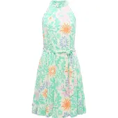 Ragwear Robe d’été 'Angylee' écru / bleu roi / menthe / orange