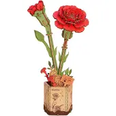 Robotime illet rouge Puzzle en bois 3D