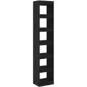 vidaXL Bibliothèque Chêne noir 40 x 30 x 198 cm Bois d'ingénierie