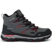Regatta Chaussure basse 'Holcombe III' gris foncé / rouge / noir