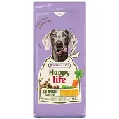 Happy Life Senior avec Poulet 12,5kg nourriture pour chiens âgés avec poulet