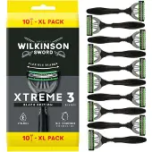 Wilkinson Sword Xtreme 3 Black Edition rasoirs jetables pour homme 10 pcs