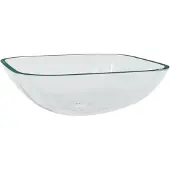 vidaXL Lavabo en verre 42x42x14 cm Transparent