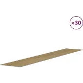 vidaXL Panneaux muraux Aspect bois Marron PVC 4,12 m²