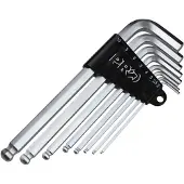 Pro Kit Hexagonal Wrenches 2/2.5/3/4/5/6/8/10 Mm Tool Argenté