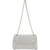Faina Sac bandoulière gris argenté / argent