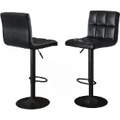 Vicco Tabouret de bar Sena Noir 42x94cm, Model 59939