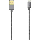 Hama Câble Usb - Lightning Metal 75 Cm Gris (200501)