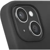Jaym Housse en silicone premium, Série noire (Apple iPhone 15 Plus), Coque pour téléphone portable, Noir