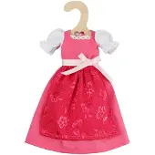 Heless Trachtenkleid Pinky - für Modepuppen der Grösse 29 cm