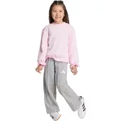 Adidas Survêtement 'Seasonals' gris chiné / rose / blanc