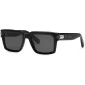 Philipp Plein Spp181m-540700 54x20x150 Mm Sunglasses Noir Smoke/CAT3 Homme