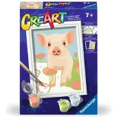Ravensburger CreArt - Peinture par numéro - Cute Piglet