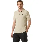 Helly Hansen pour homme. 50584 Polo beige Driftline (M), Casuel, Coton, Manche courte