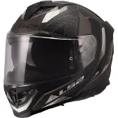 LS2 Ff818 Storm Iii Sporty Full Face Helmet Noir,Gris M
