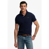 Superdry Polo Piqué Classique Marine