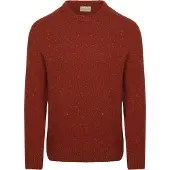 Gant Pull Mélange Laine Rouille