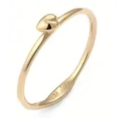 Elli PREMIUM Bague 'Heart' or