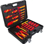 Bgs Jeu de clés à douille VDE | Emmanchement carré de 10 mm (3/8") | 25 pièces