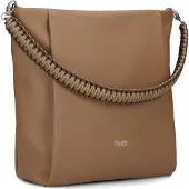 Zwei Sac bandoulière 'Yuna' beige / noisette