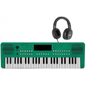 Gear4Music VISIONKEY-2 Clavier Portable 49 Touches Vert pack avec Casque