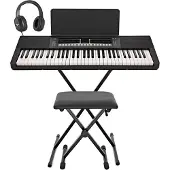 Gear4Music K1 61-Note Keyboard by Stand Pack