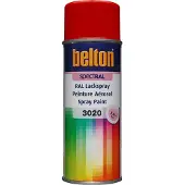 Belton Peinture aérosol RAL 3020 Rouge signalisation brillant 400ML SPECTRAL
