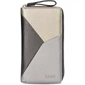 Zwei Porte-monnaies 'Jana' gris / greige / gris foncé
