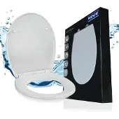 Wenko SIÈGE WC VORNO Abaissement automatique Couvercle WC Lunettes blanc Duroplast