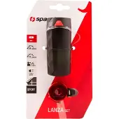 Spanninga Set d'éclairage Lanza + point batterie arrière