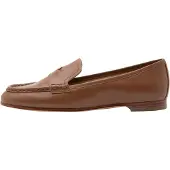 Michael Kors pour femme. 40S6JNFP1L Mocassins en cuir Jennings marron (39), Plat, Aucun, Casuel, Fête, Classique