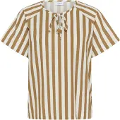 Saint tropez Chemisier 'Zalinda' beige / camel