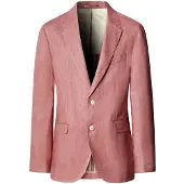 Hackett London Veste de costume rose